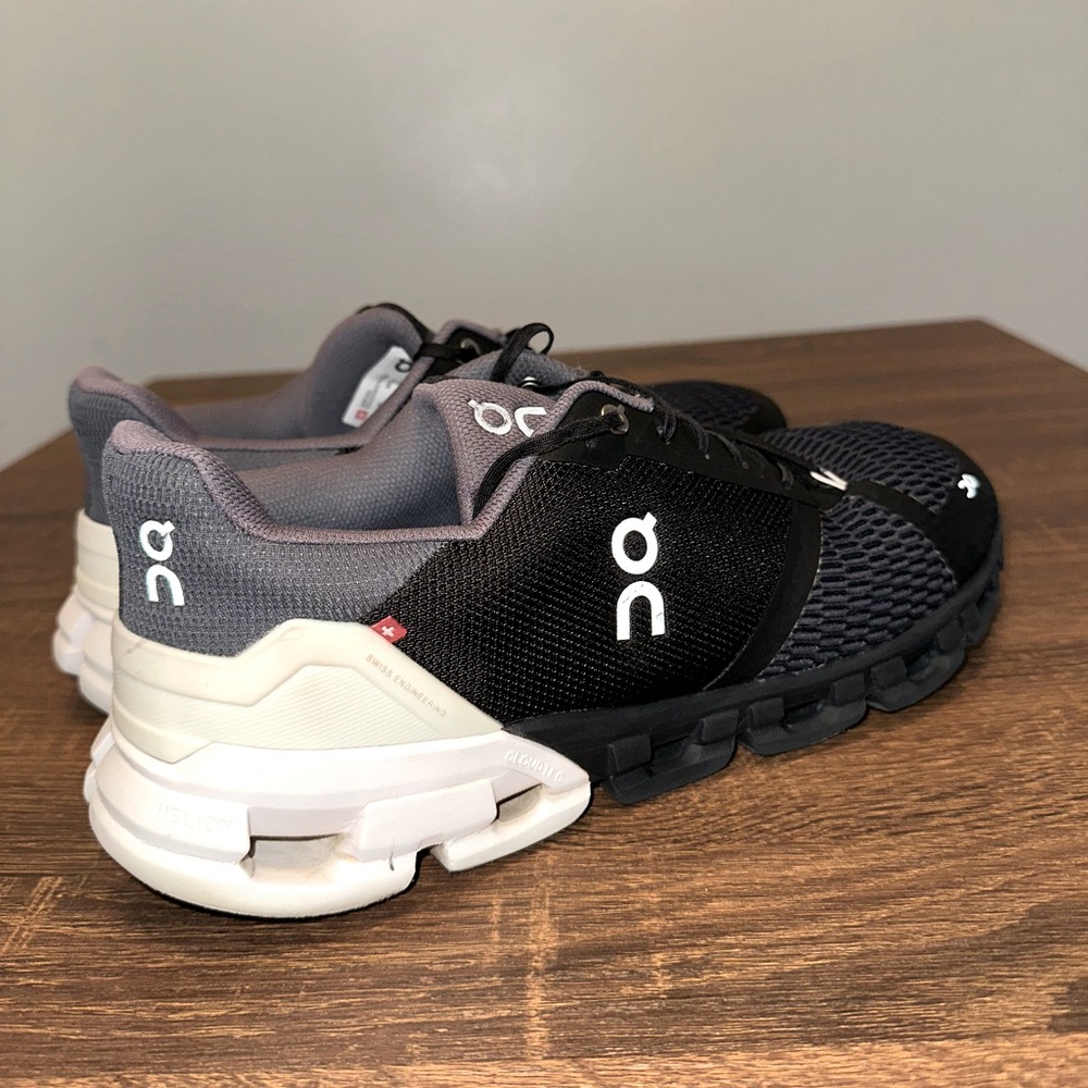 On Running Black and Gray Athletic Shoes